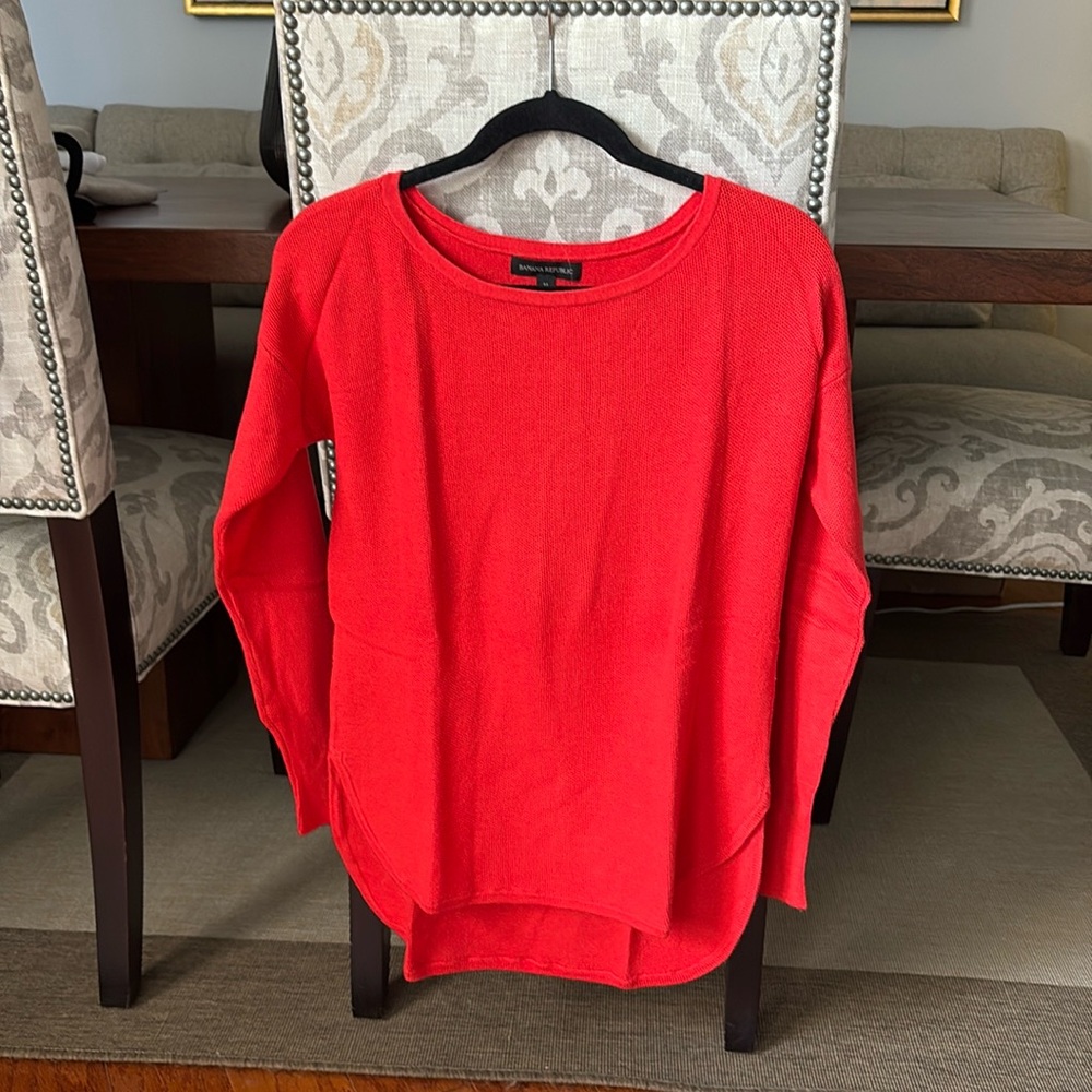 Orange sweater